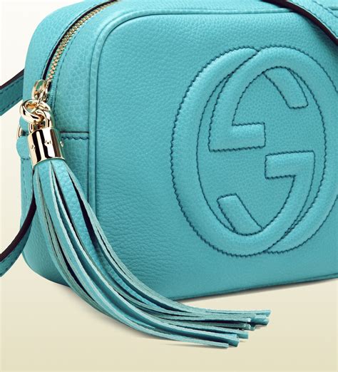 gucci disco bag baby blue|Gucci bag with snake buckle.